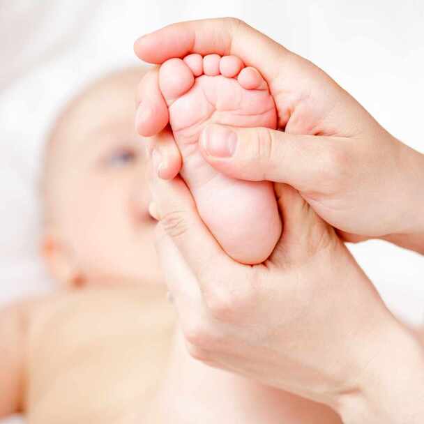 photo de pied de bébé
